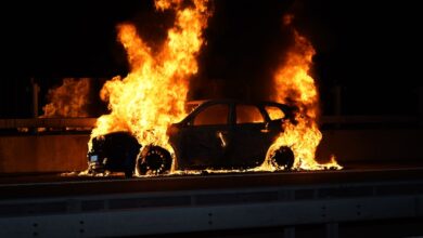 Fahrzeugbrand Erstfeld A2 – niemand verletzt