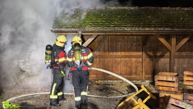 Feuer beim Pfadiheim in Eschlikon TG: Keine Verletzten