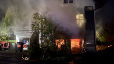 Feuer in Benzenschwil AG: Einfamilienhaus unbewohnbar