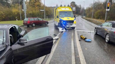 Leichtverletzte bei Unfall in Wil SG auf Georg-Renner-Strasse