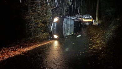 Unfall auf Steigstrasse in St. Gallen: 61-Jähriger kollidiert mit Brückengeländer