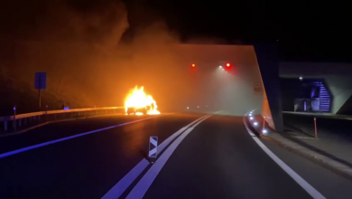 Einsatzbericht: Fahrzeugbrand im Tunnel Choindez JU