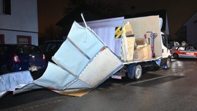 Buchs SG: Mehrfache Unfälle durch fahrunfähigen Fahrer ohne Führerschein