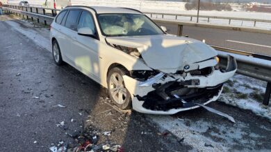 Neun Fahrzeuge in drei Verkehrsunfällen auf Autobahn A1 bei Niederwil SG beteiligt