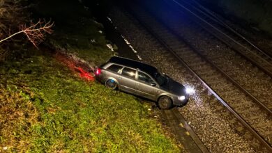 Eschlikon TG: Autofahrer nach Flucht auf Bahntrassee gestrandet