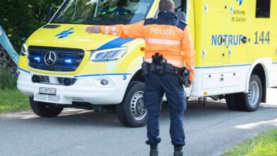 Leichte Verletzung bei Verkehrsunfall auf Rheinstrasse in St. Gallen