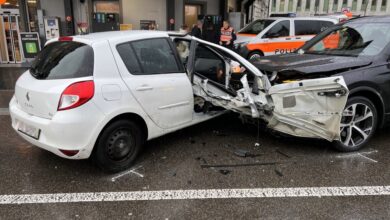 St. Gallen: Hoher Sachschaden nach Kollision mit Fahrschulauto