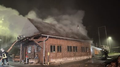 Werkstattbrand in Hugelshofen TG: Keine Verletzten bei Feuer