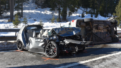 Schwerer Verkehrsunfall auf A13 in Ponte Isola GR: Tödliche Frontalkollision