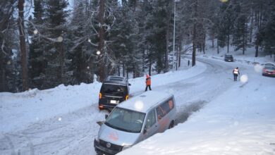 Zwei Verletzte bei Verkehrsunfall in St. Moritz GR