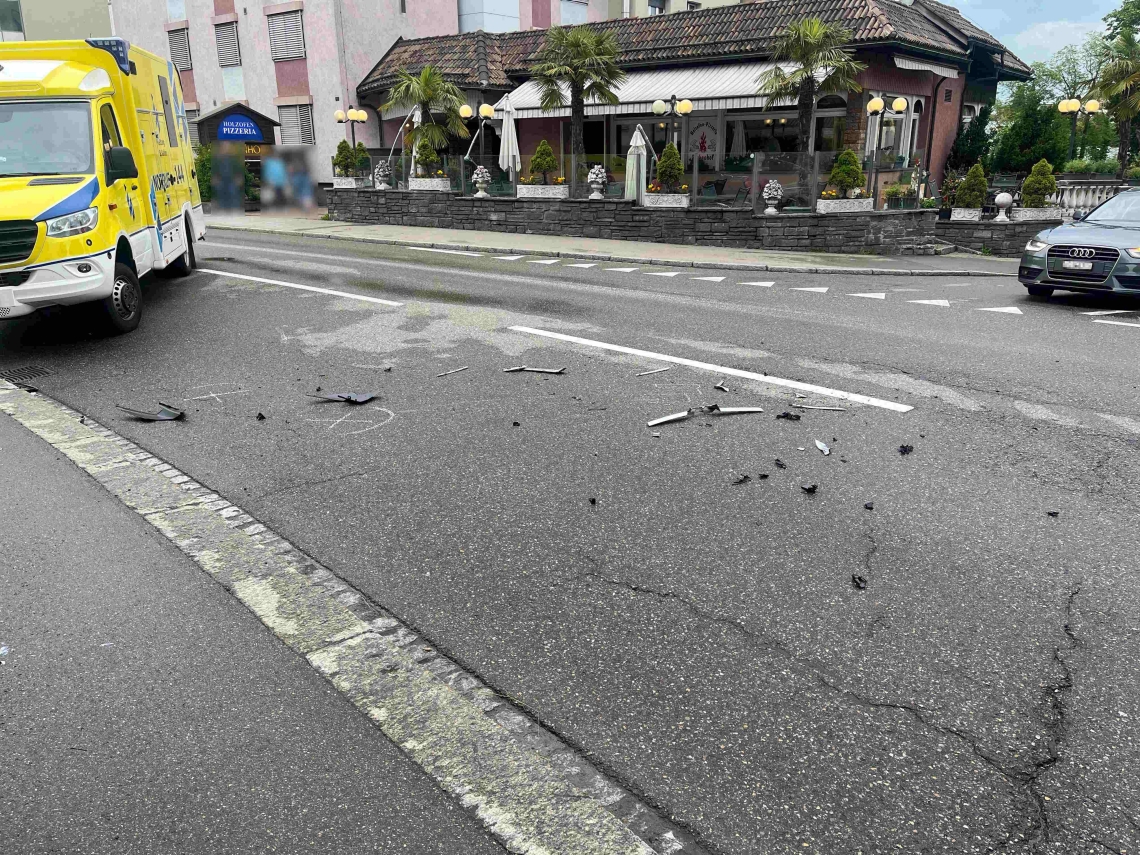 Unfall auf der St. Gallerstrasse: Motorradfahrerin verletzt Unfall auf der St. Gallerstrasse: Motorradfahrerin verletzt