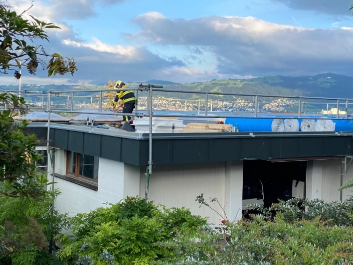 Brand auf Balkon in Kyburg-Buchegg SO Brand auf Balkon in Kyburg-Buchegg SO